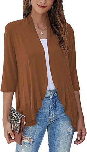Bethan | Women Open Front Draped Cardigan
