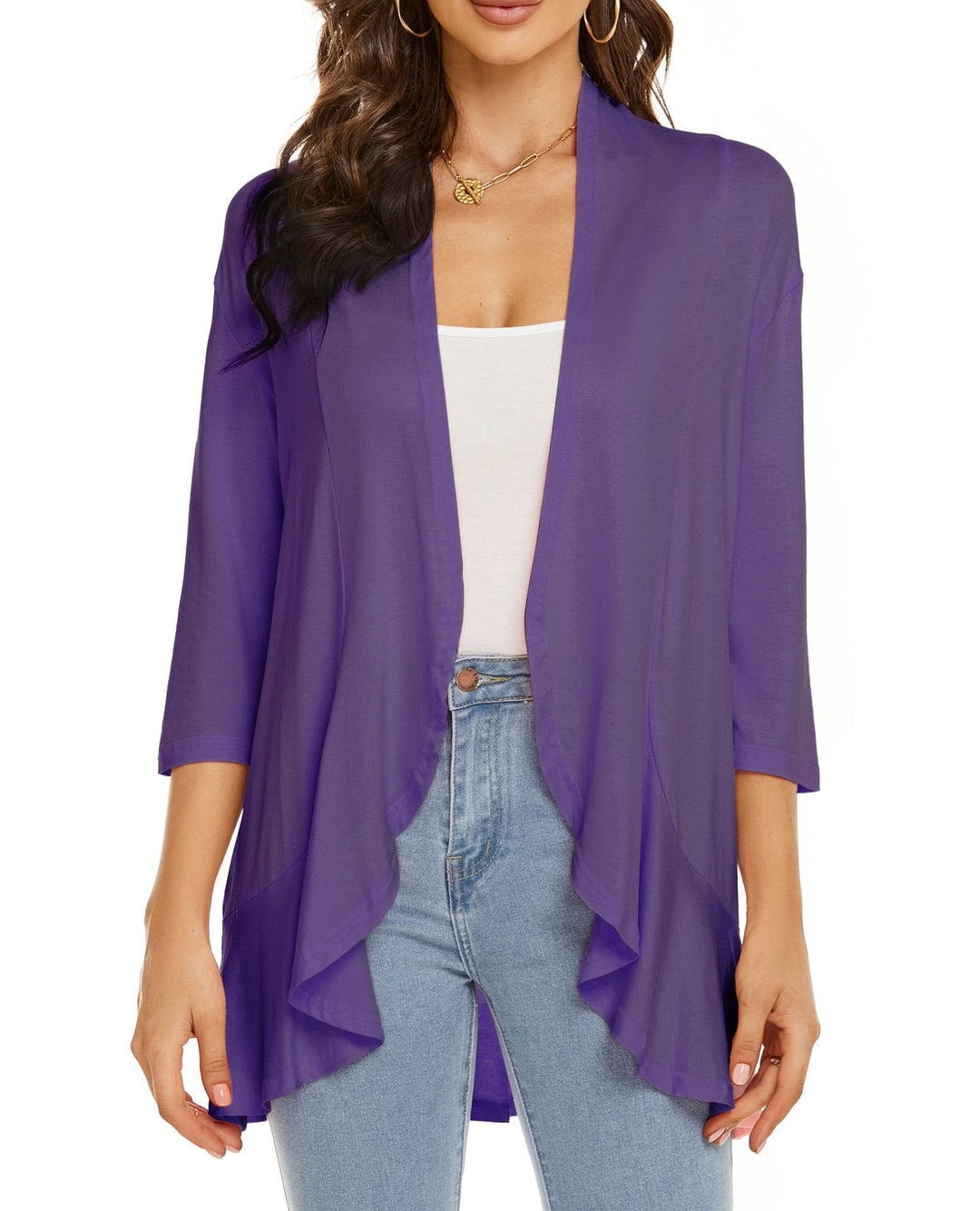 Bethan | Women Open Front Draped Cardigan