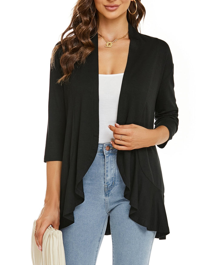 Bethan | Women Open Front Draped Cardigan