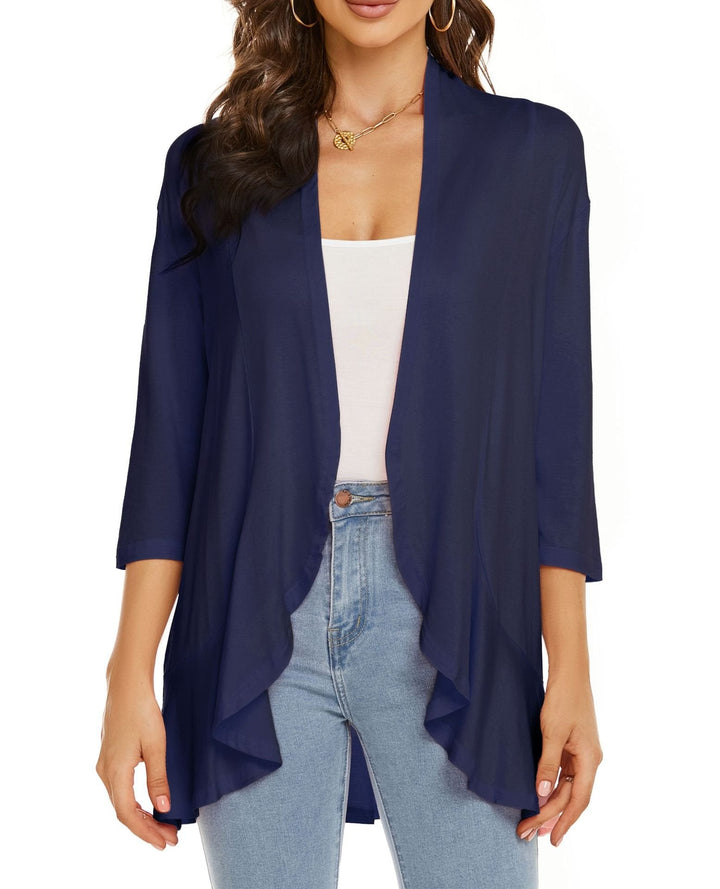 Bethan | Women Open Front Draped Cardigan