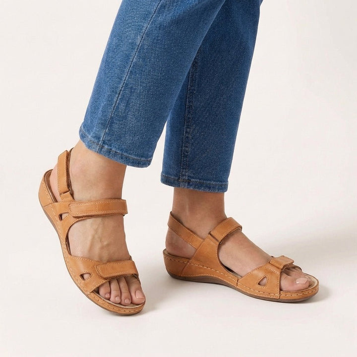 Rory | Women's Denim Office Adjustable Strap Sandals