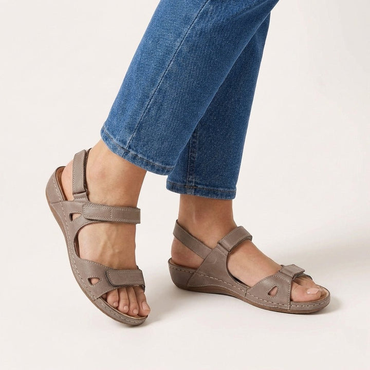 Rory | Women's Denim Office Adjustable Strap Sandals