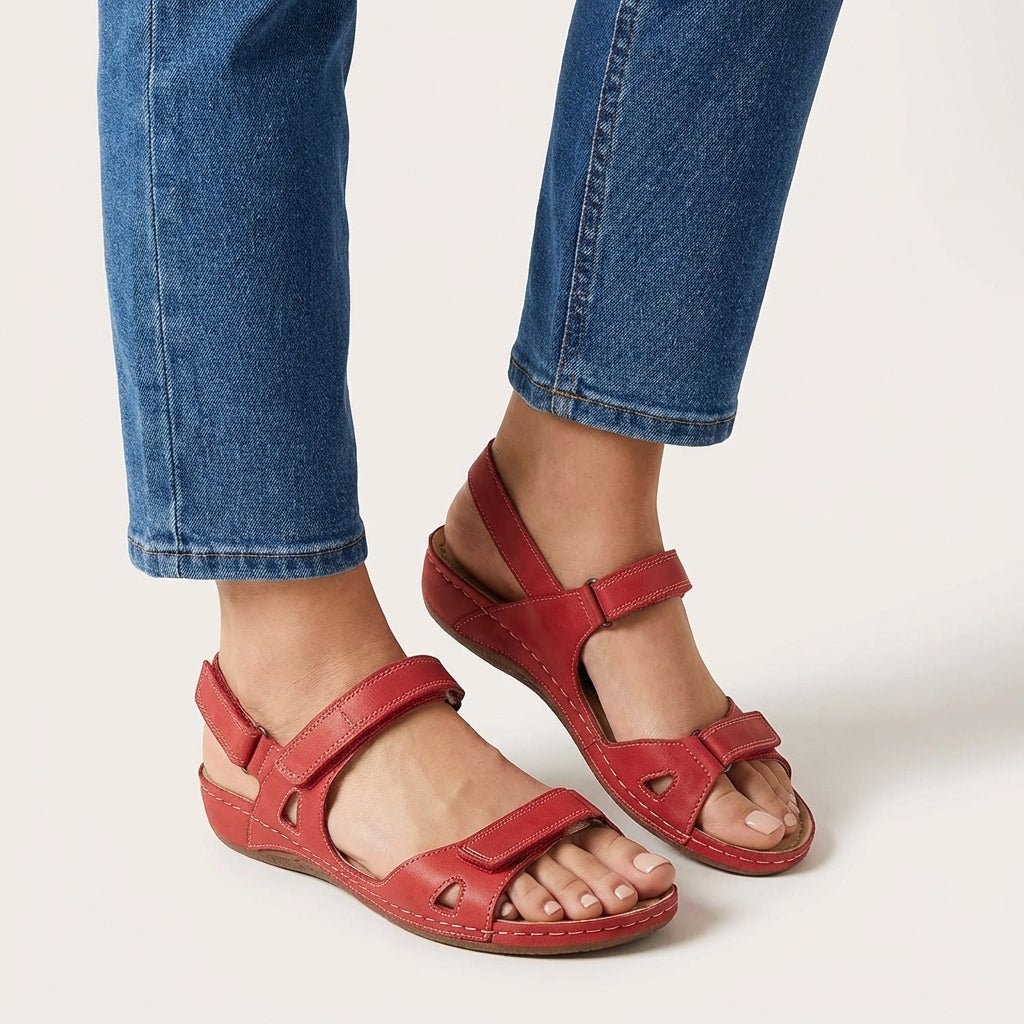 Rory | Women's Denim Office Adjustable Strap Sandals