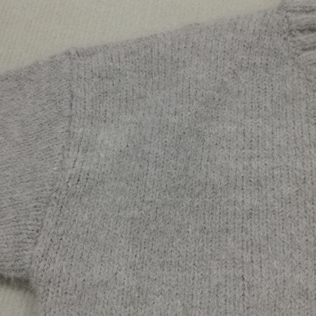 Oaklee | Women's Cream Chunky Knit Drop Shoulder Pocket Sweater