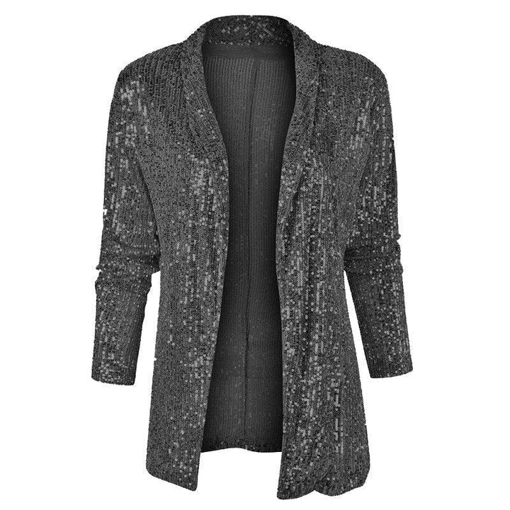 Ysoline | Women Sequin Duster Cardigan