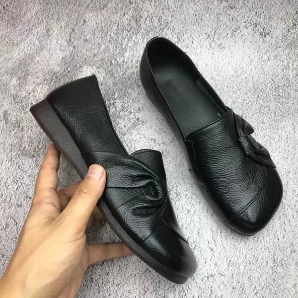 Wanda | Women Knot Leather Flats