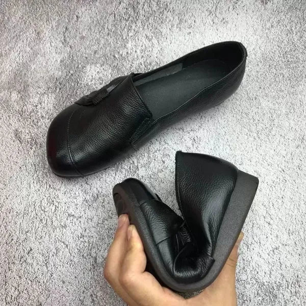 Wanda | Women Knot Leather Flats