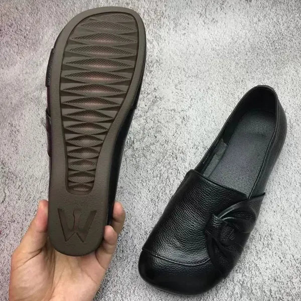 Wanda | Women Knot Leather Flats