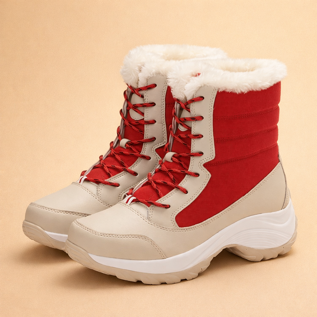 Brigid | Women Fleece Lace Up Hiking Boots