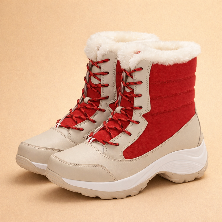 Brigid | Women Fleece Lace Up Hiking Boots