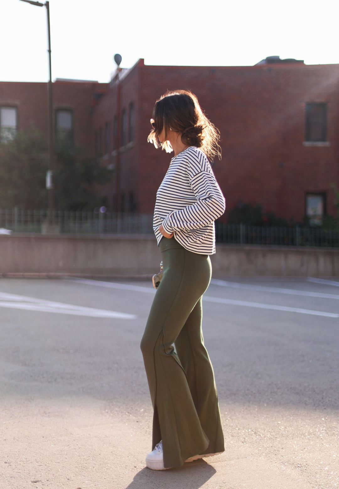 Eurydice | Women Split Hem Yoga Pants