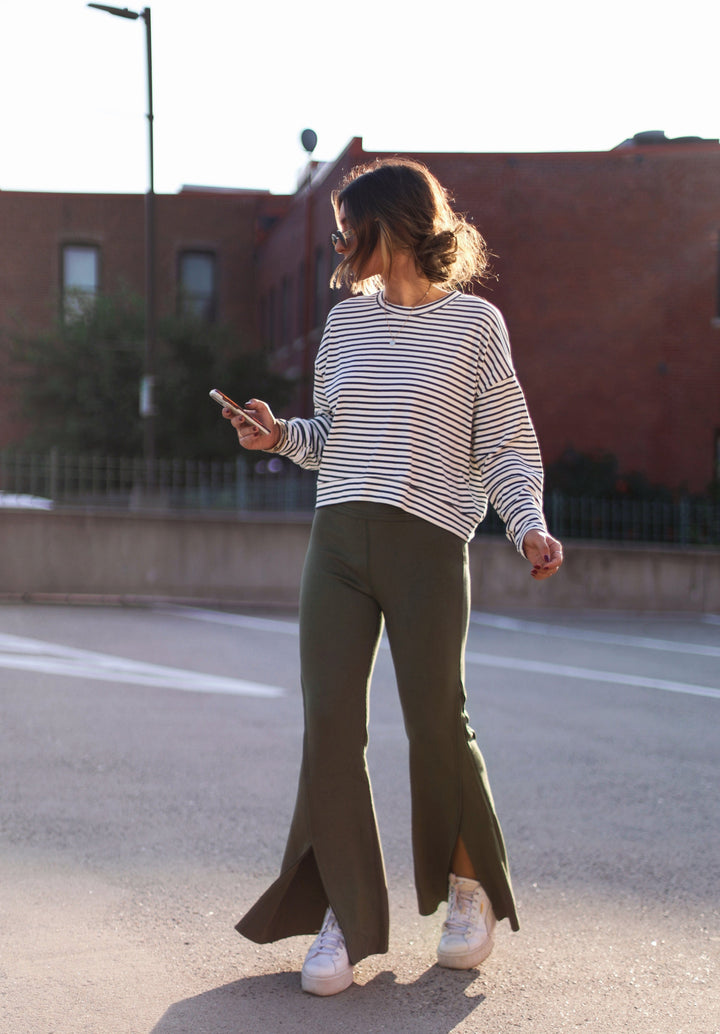 Eurydice | Women Split Hem Yoga Pants