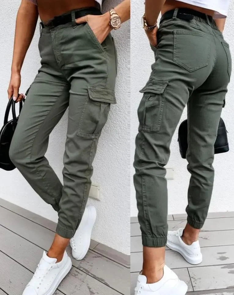 Stylish Cargo Pants for Women with Flowy Oversized Casual Style