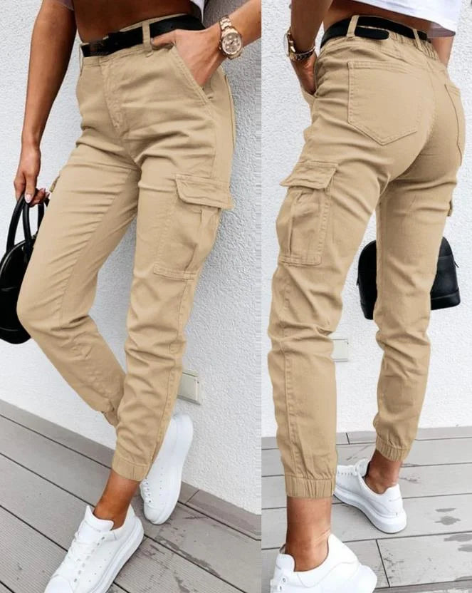 Stylish Cargo Pants for Women with Flowy Oversized Casual Style