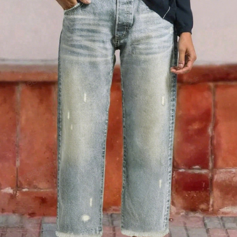 Jocelyn | Women's Denim Straight Leg Stretchy Casual Relaxed Jeans