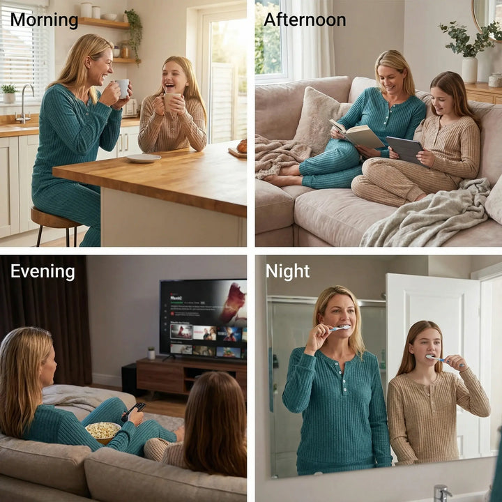 Galatea | Women Ribbed Lounge Pajama Set