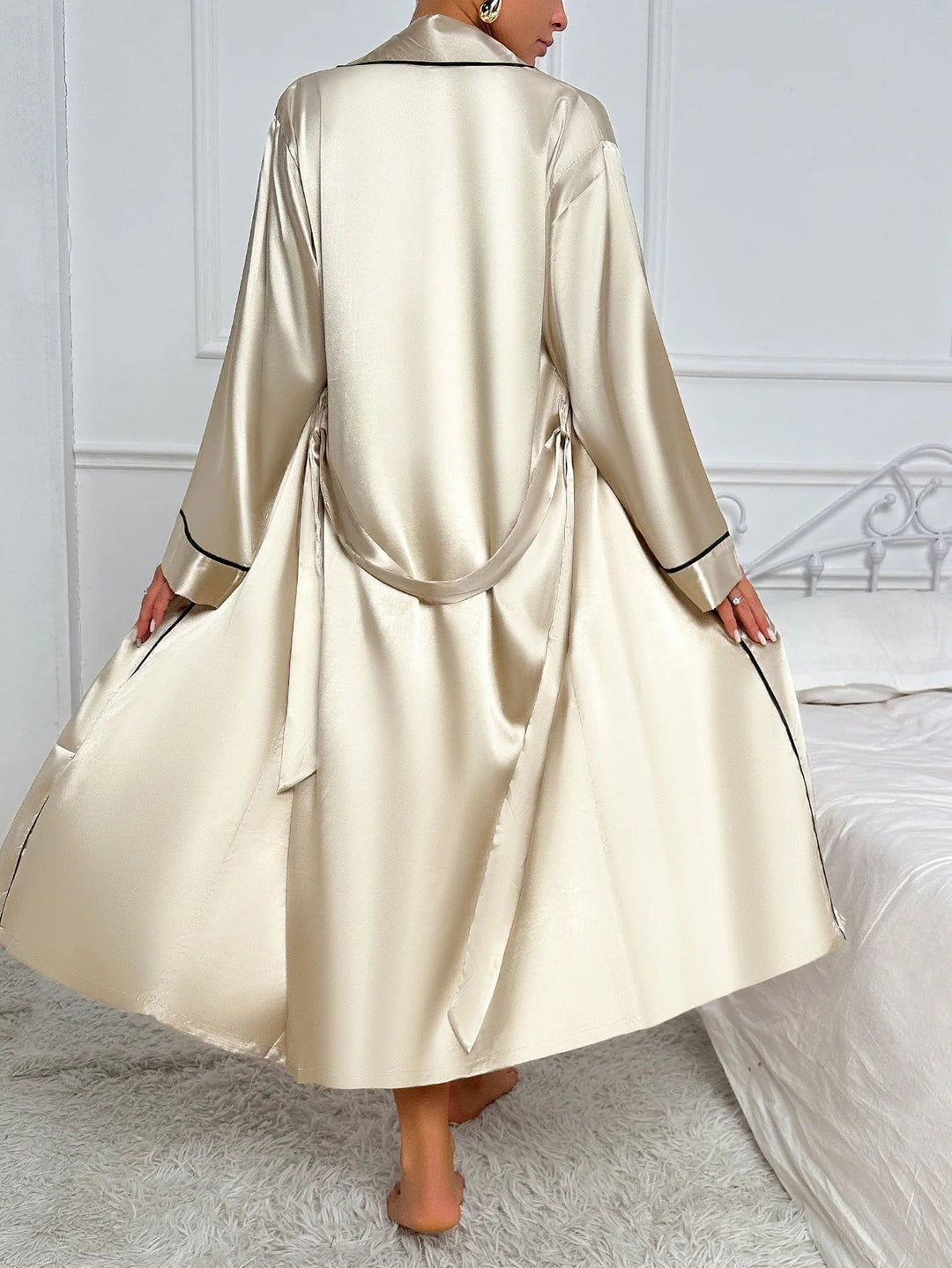 Sloane | Women's Pajama Set with Slip Dress and Robe