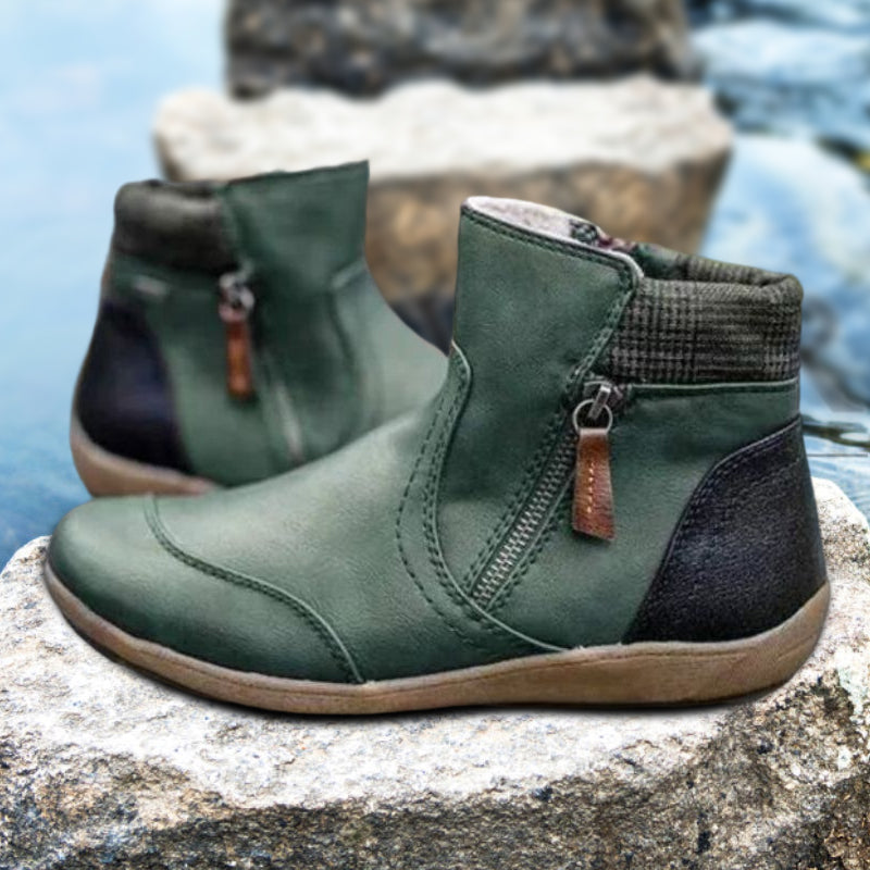 Oona | Women Zip Ankle Boots