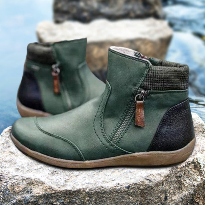 Oona | Women Zip Ankle Boots