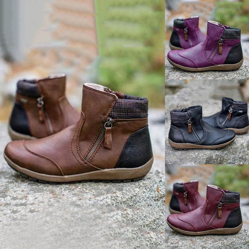 Oona | Women Zip Ankle Boots
