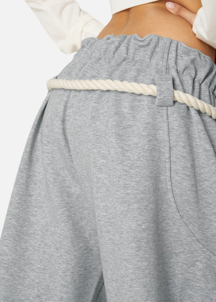 Zillah | Women Elastic Waist Wide Leg Sweatpants