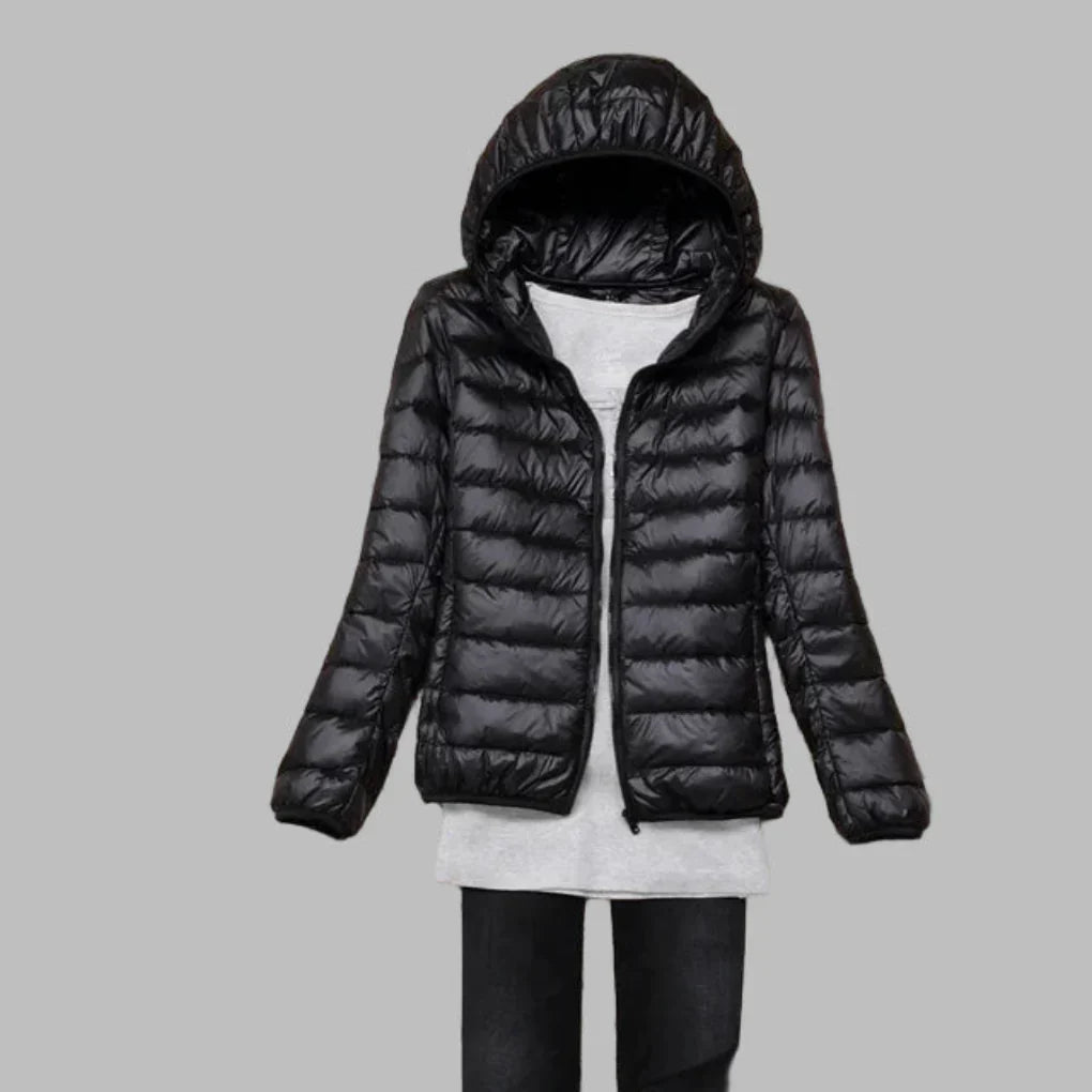 Olwyn | Women Packable Hooded Down Coat
