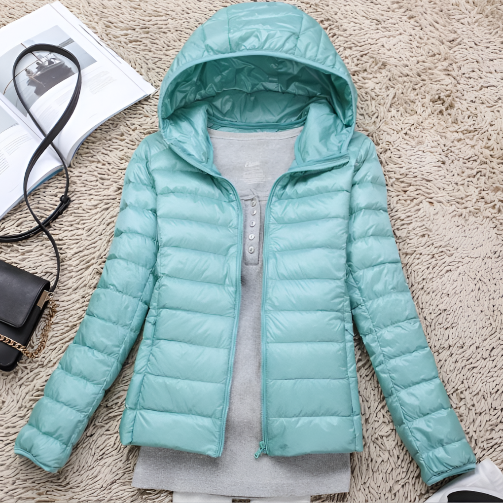 Olwyn | Women Packable Hooded Down Coat
