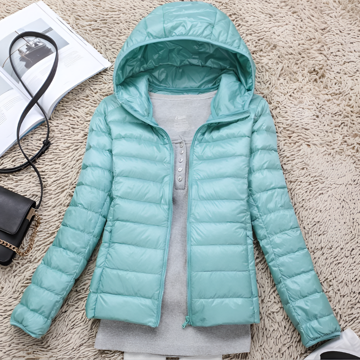 Olwyn | Women Packable Hooded Down Coat