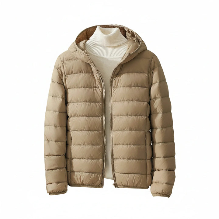 Posie | Women's Hooded Quilted Zip Puffer Jacket