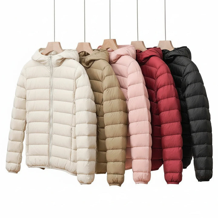 Posie | Women's Hooded Quilted Zip Puffer Jacket
