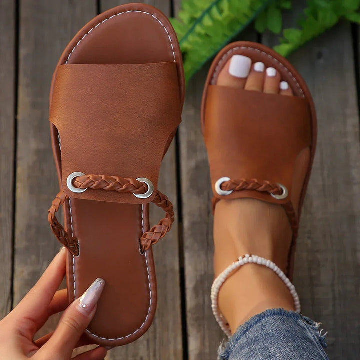 Mila | Women's Denim Ankle Strap Casual Boho Sandals
