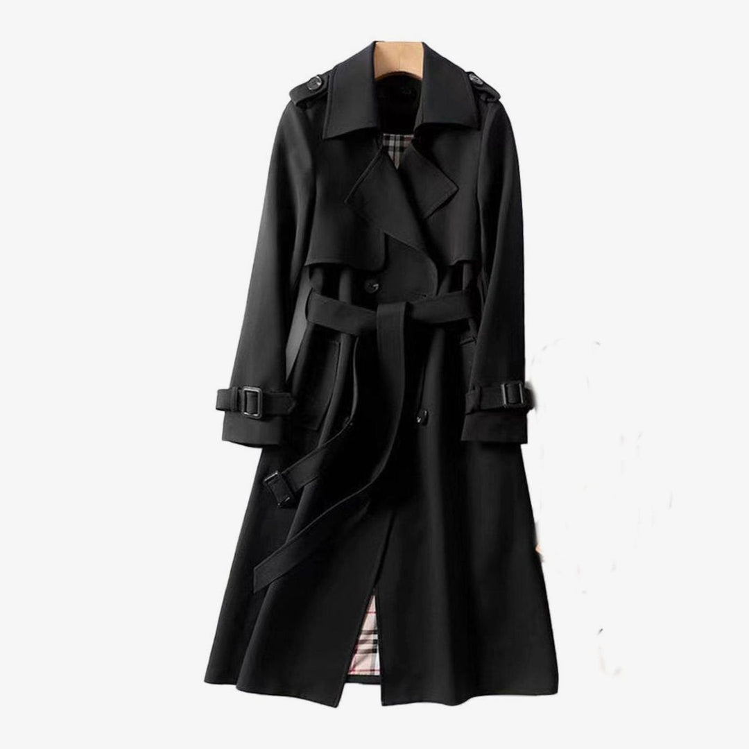 Grace | Women's Double Breasted Belted Long Trench Coat