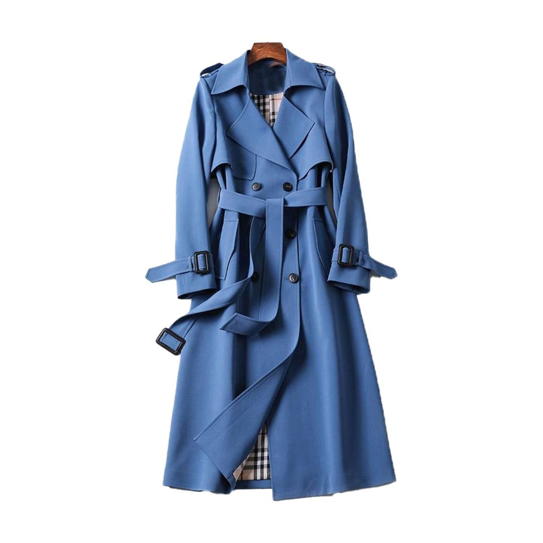 Grace | Women's Double Breasted Belted Long Trench Coat