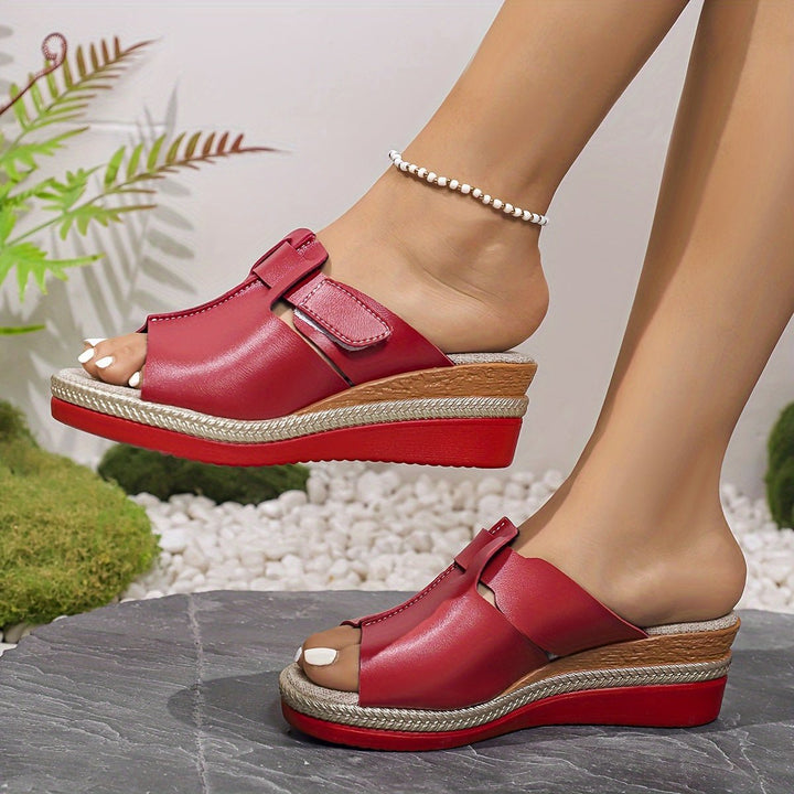 Yara | Women's Open Toe Wedge Platform Sandals