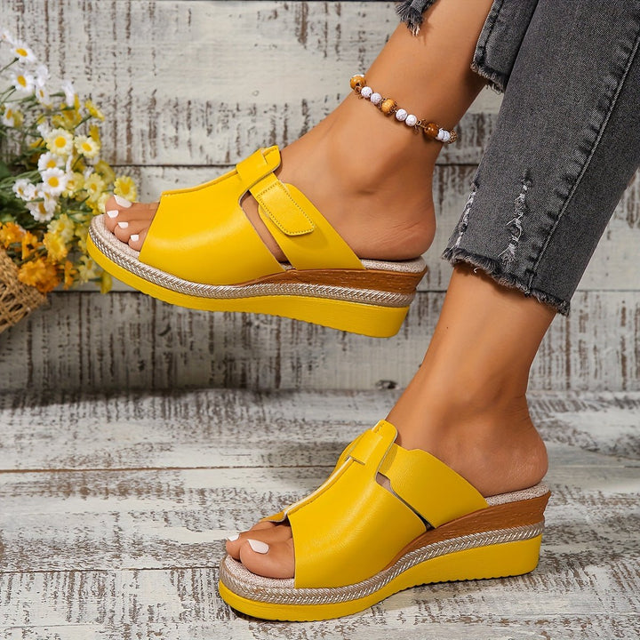 Yara | Women's Open Toe Wedge Platform Sandals