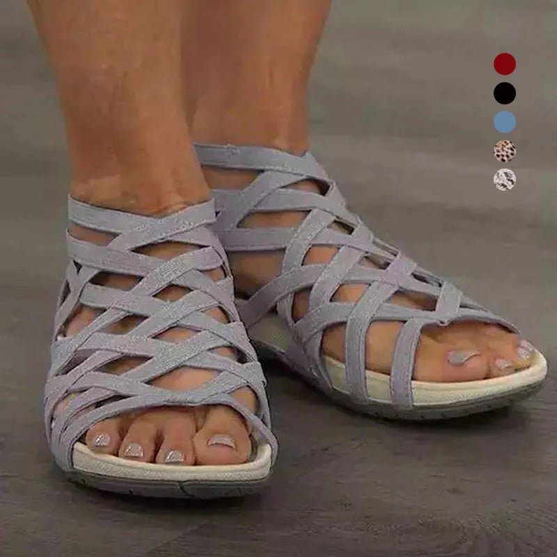 Heidi | Women's Denim Office Adjustable Strap Sandals