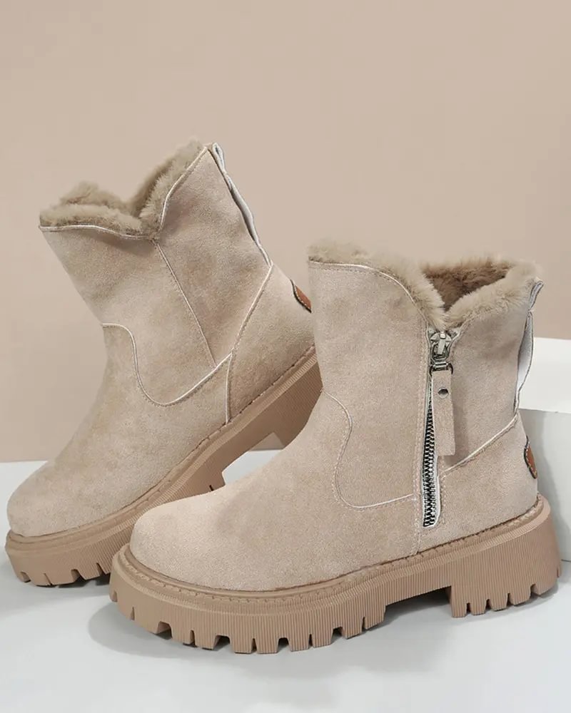 Elspeth | Women's Fleece Lined Platform Snowproof Boots