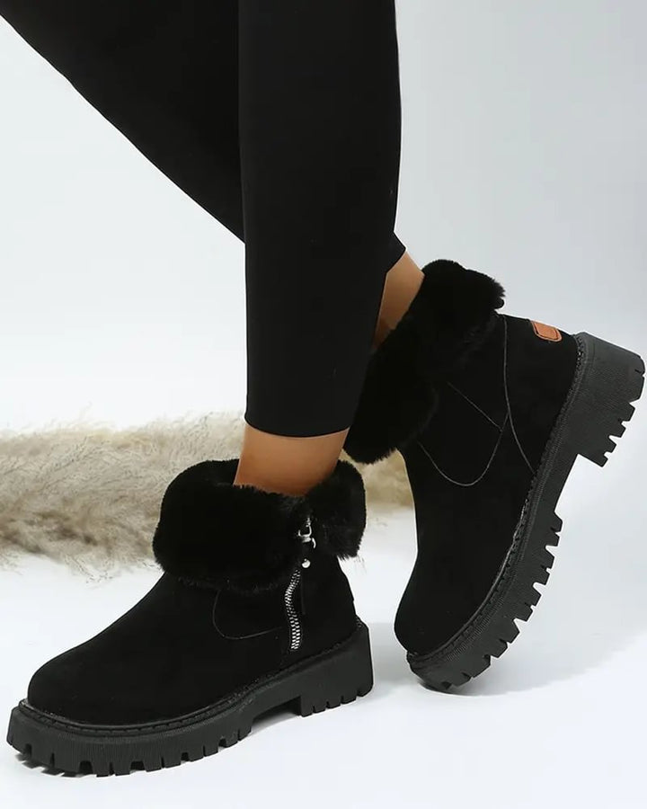 Elspeth | Women's Fleece Lined Platform Snowproof Boots