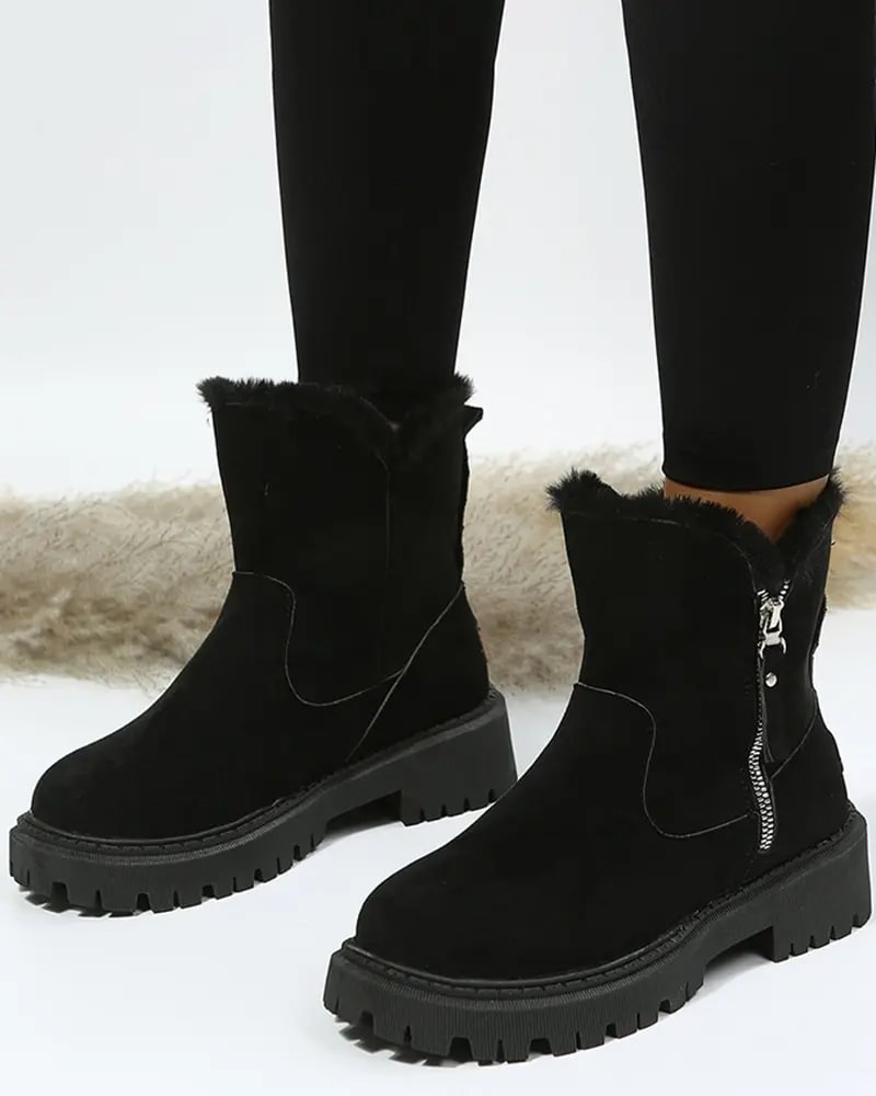 Elspeth | Women's Fleece Lined Platform Snowproof Boots