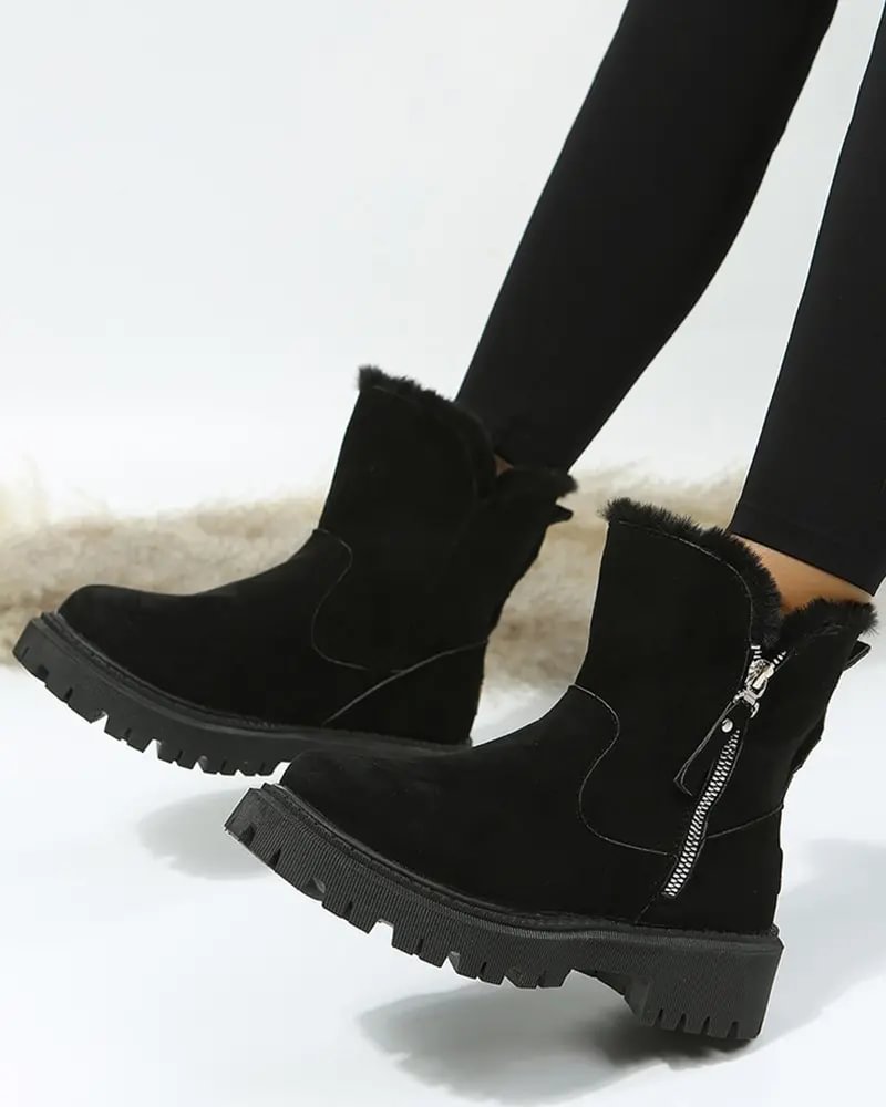 Elspeth | Women's Fleece Lined Platform Snowproof Boots