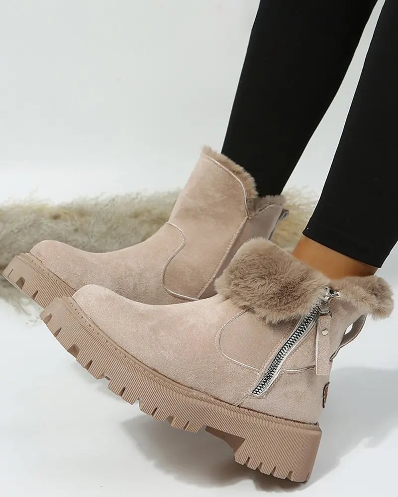 Elspeth | Women's Fleece Lined Platform Snowproof Boots