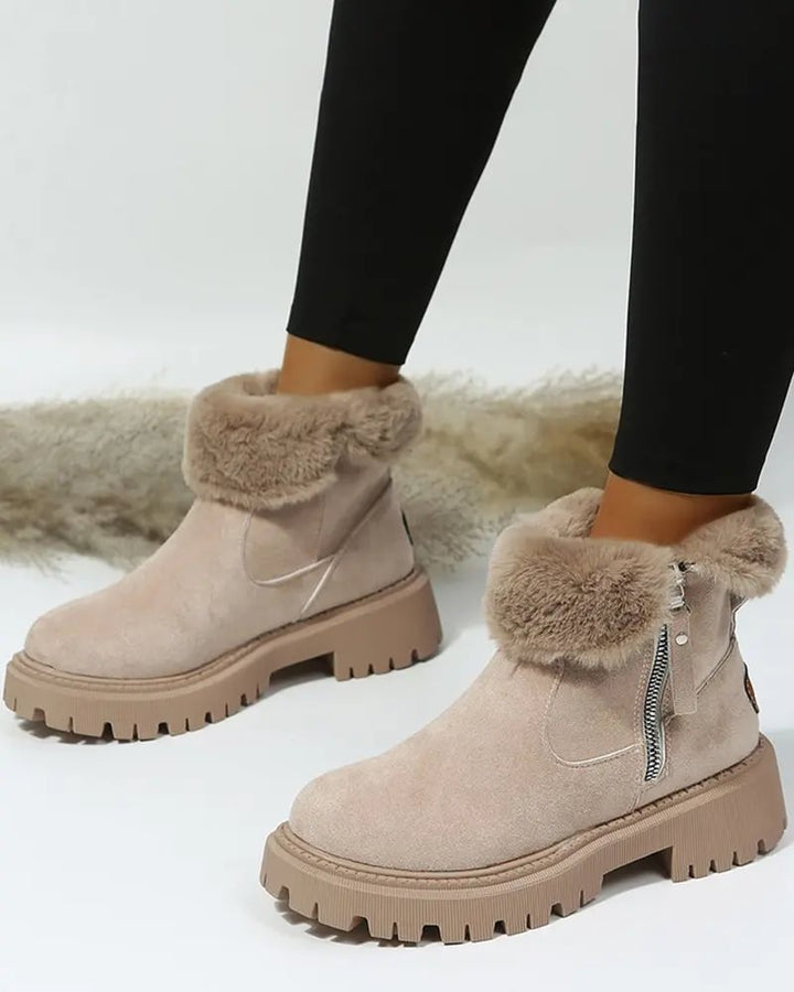 Elspeth | Women's Fleece Lined Platform Snowproof Boots
