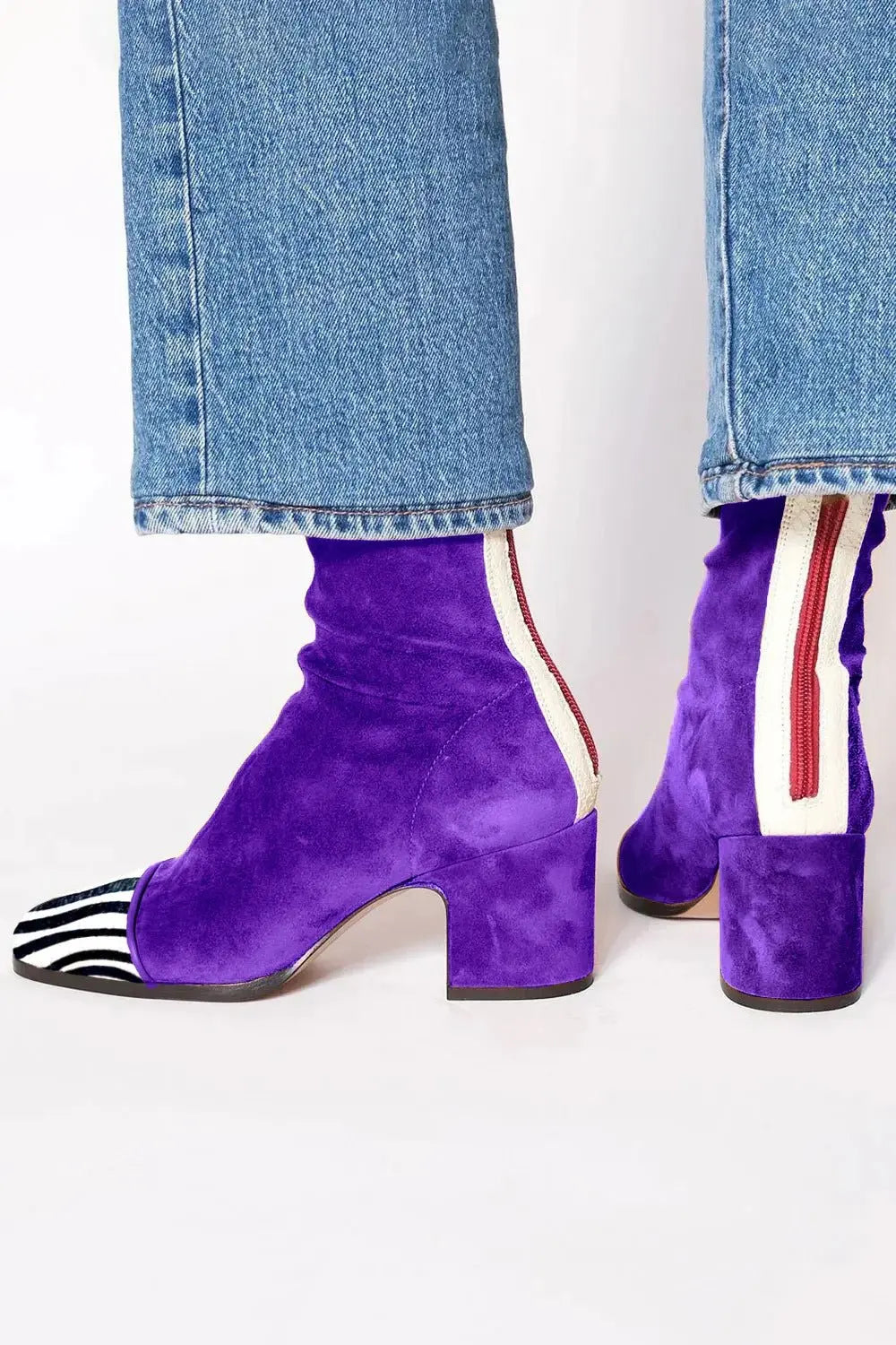 Caerwyn | Women Square Toe Ankle Boots
