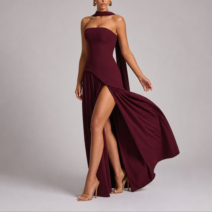 Greta | Women's Cocktail Strapless Maxi Dress
