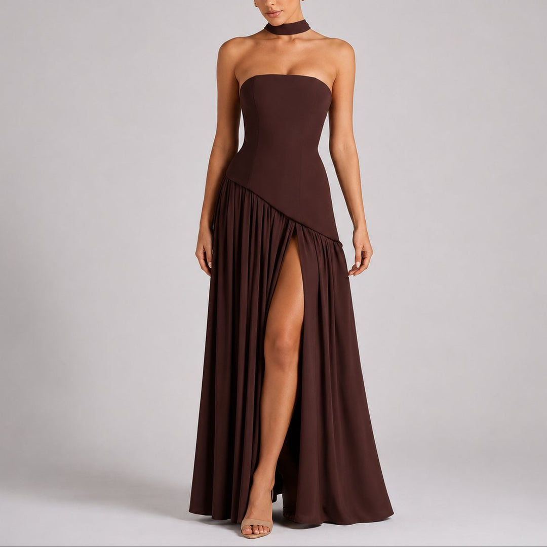 Greta | Women's Cocktail Strapless Maxi Dress